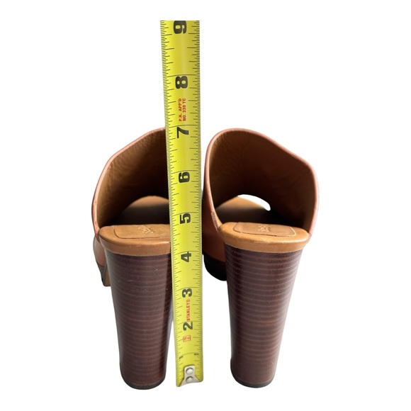 See by Chloe Women's Alex Leather Clog Platform Sandals Brown Size 40 EU/10 US - Picture 12 of 14